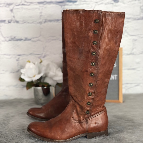frye melissa side zip